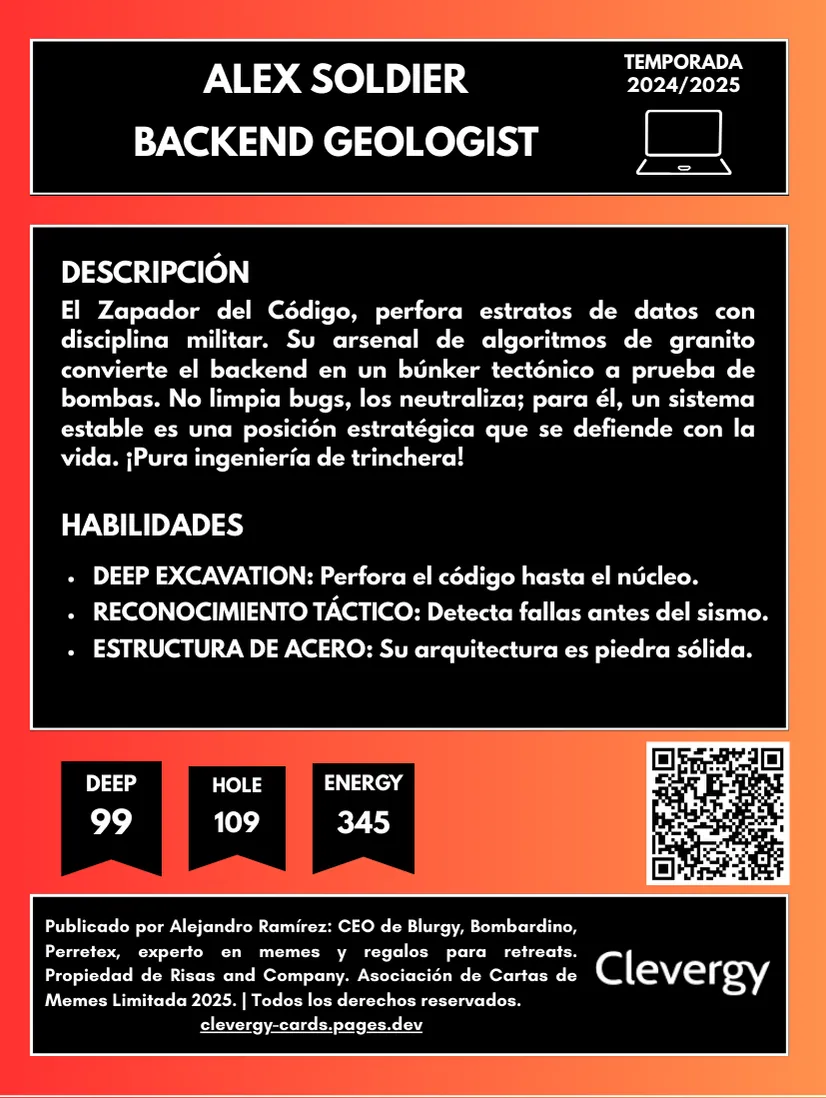 Alex Soldier - reverso