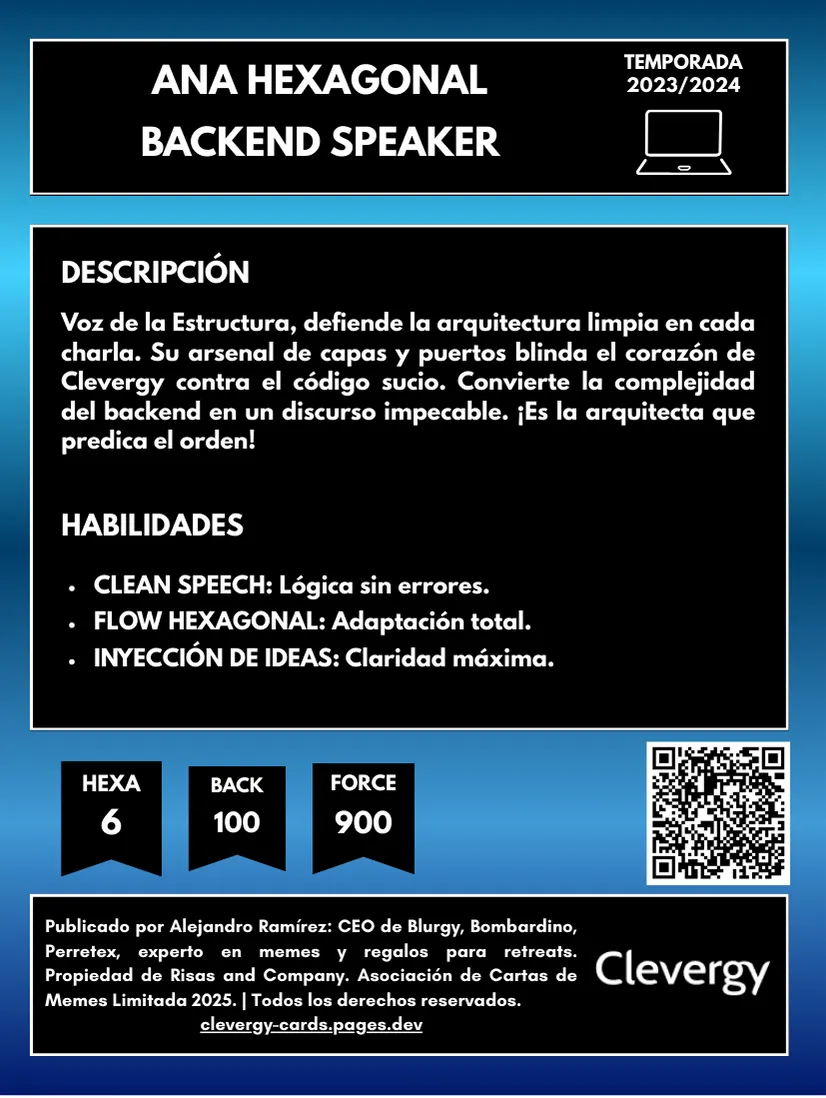 Ana Hexagonal - reverso