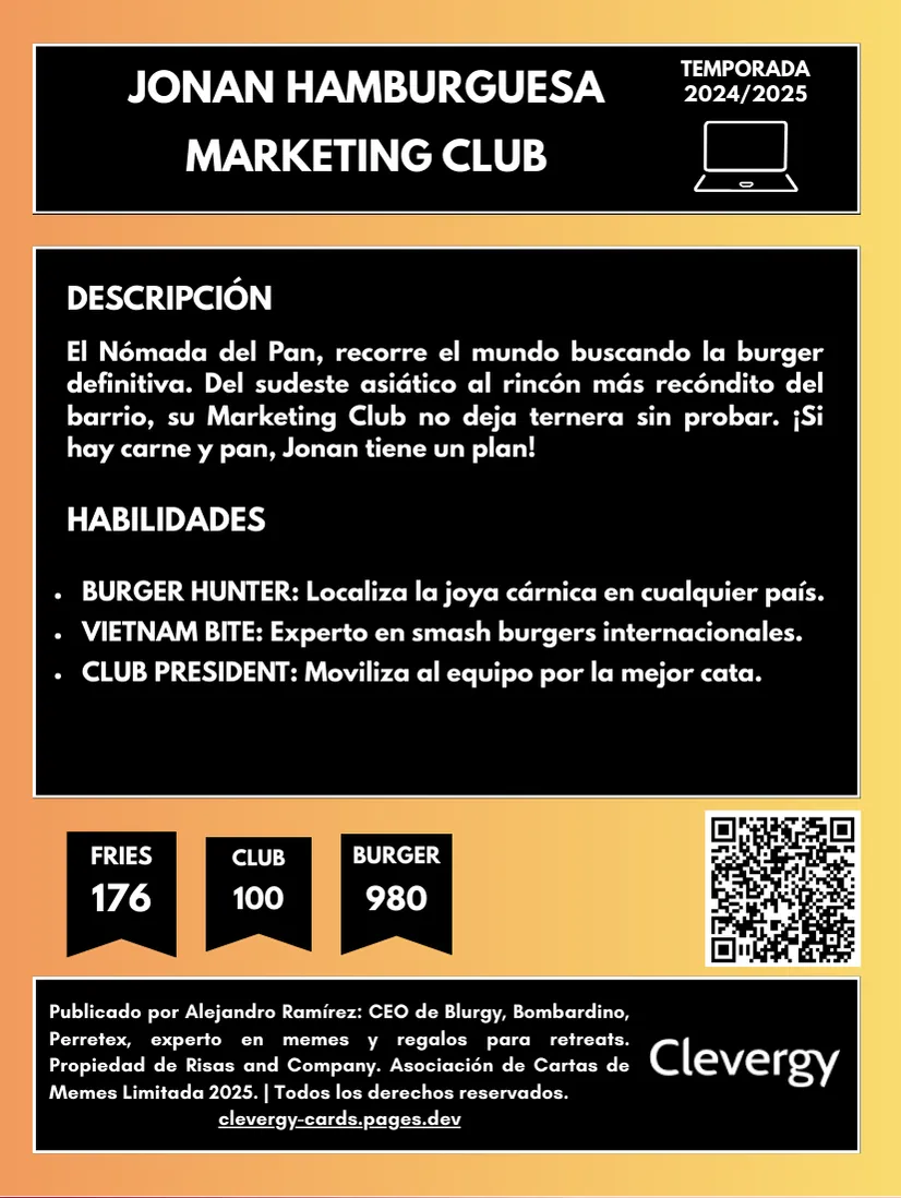 Jonan Burguerclub - reverso