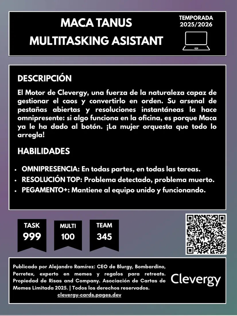 Maca Multitasking - reverso