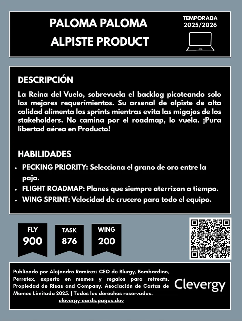 Paloma Alpiste - reverso