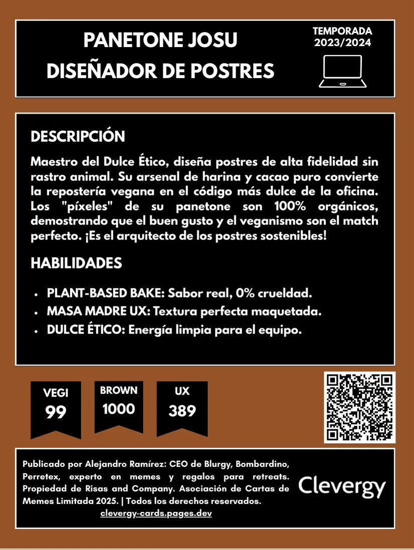 Panetone josu - reverso